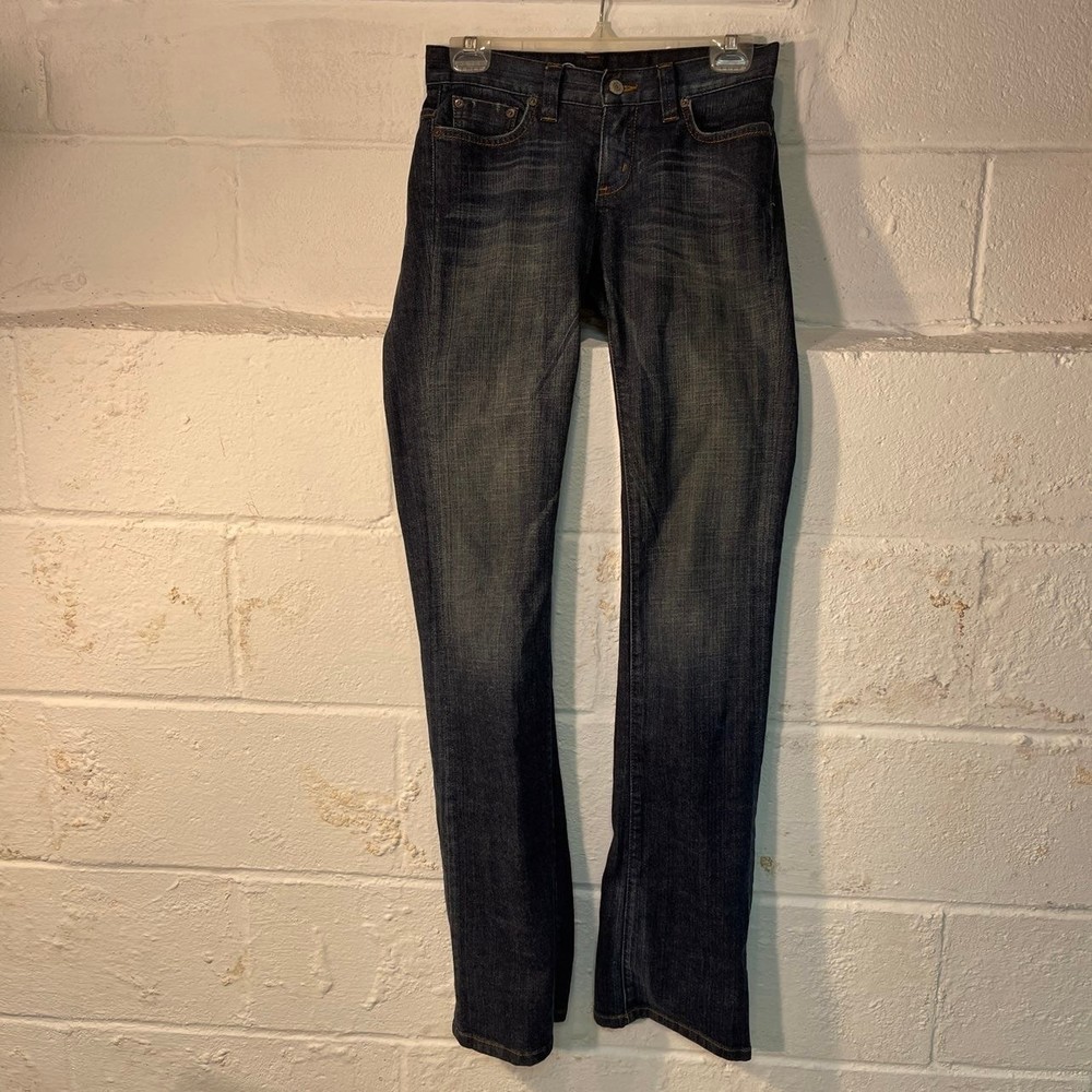 Bebe stretch straight cut jeans rose 5 and made on usa size 25